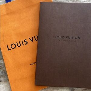 Authentic Louis Vuitton notepad